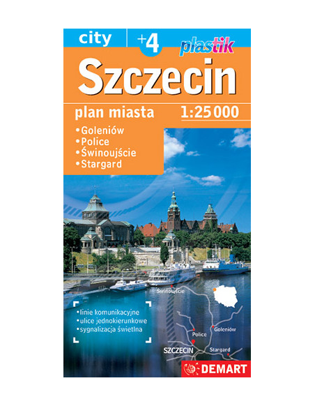 Szczecin +4 - Plan miasta