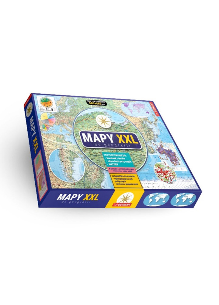 Mapy XXL - zestaw do geografii