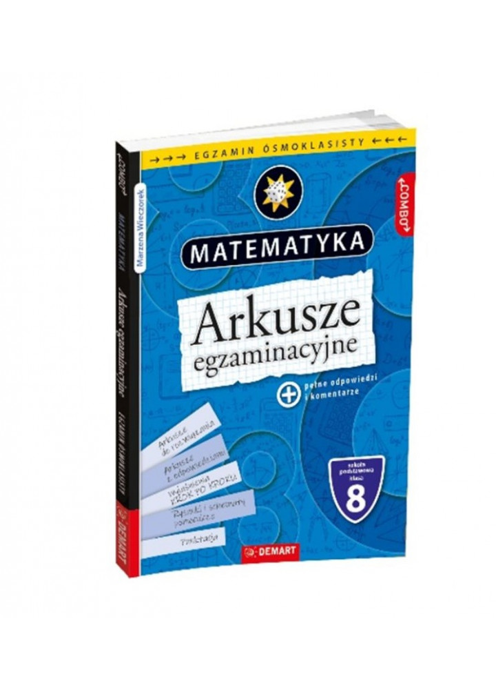 Arkusze egzaminacyjne z matematyki dla 8-klasisty