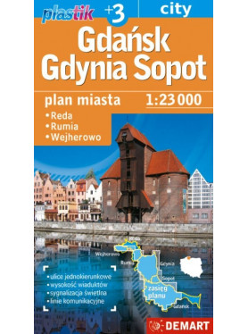 Gdańsk, Gdynia, Sopot +3 - Plan miasta