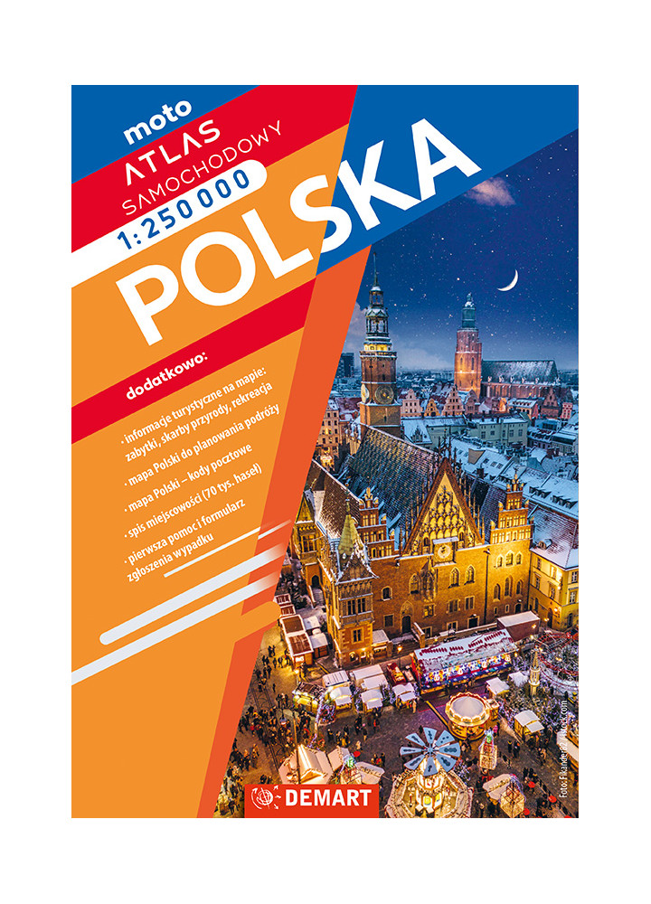 Atlas Samochodowy Polski 1:250tys.