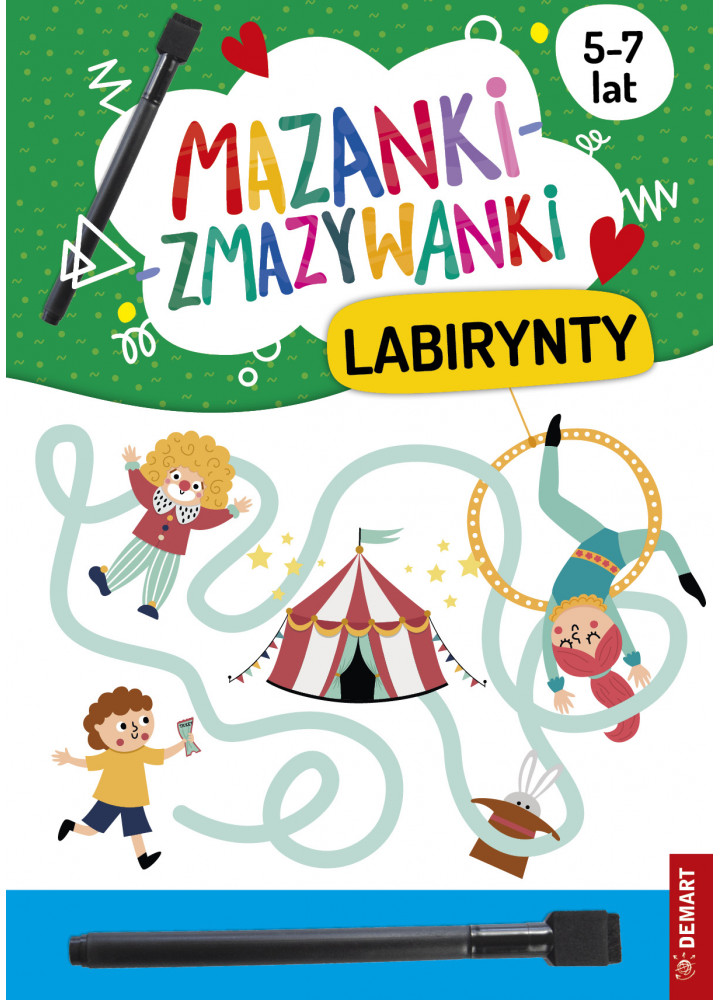 ZAPOWIEDŹ Mazanki-zmazywanki. Labirynty