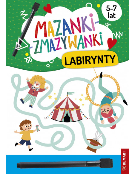 ZAPOWIEDŹ Mazanki-zmazywanki. Labirynty