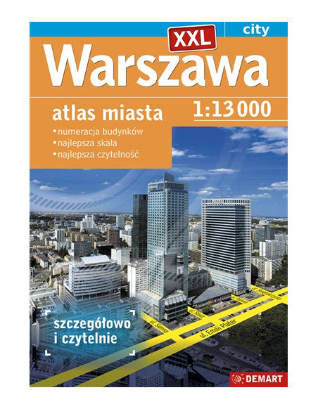 Warszawa XXL  - Atlas Miasta 2024/2025