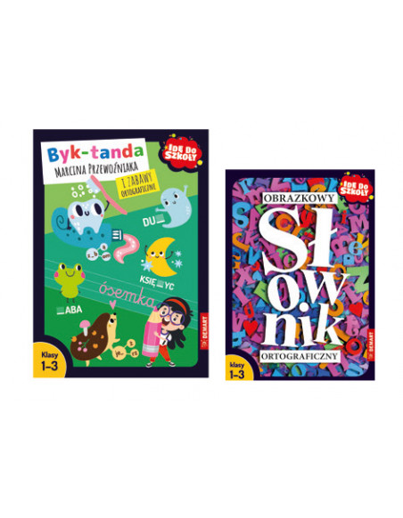 PAKIET Byk tanda 1-3 + Obrazkowy słownik ortograficzny