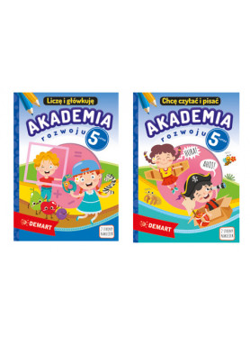 PAKIET Akademia 5 latka Chcę czytać + Liczę i główkuję