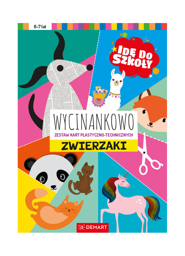Idę do szkoły. Wycinankowo. Zwierzaki