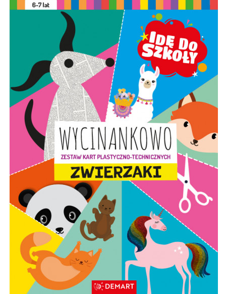 Idę do szkoły. Wycinankowo. Zwierzaki