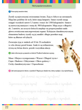 Czytanie ze zrozumieniem. Klasa 1