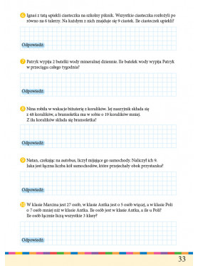 Matematyka. Klasa 3. Karty pracy z zadaniami PRZEDSPRZEDAŻ