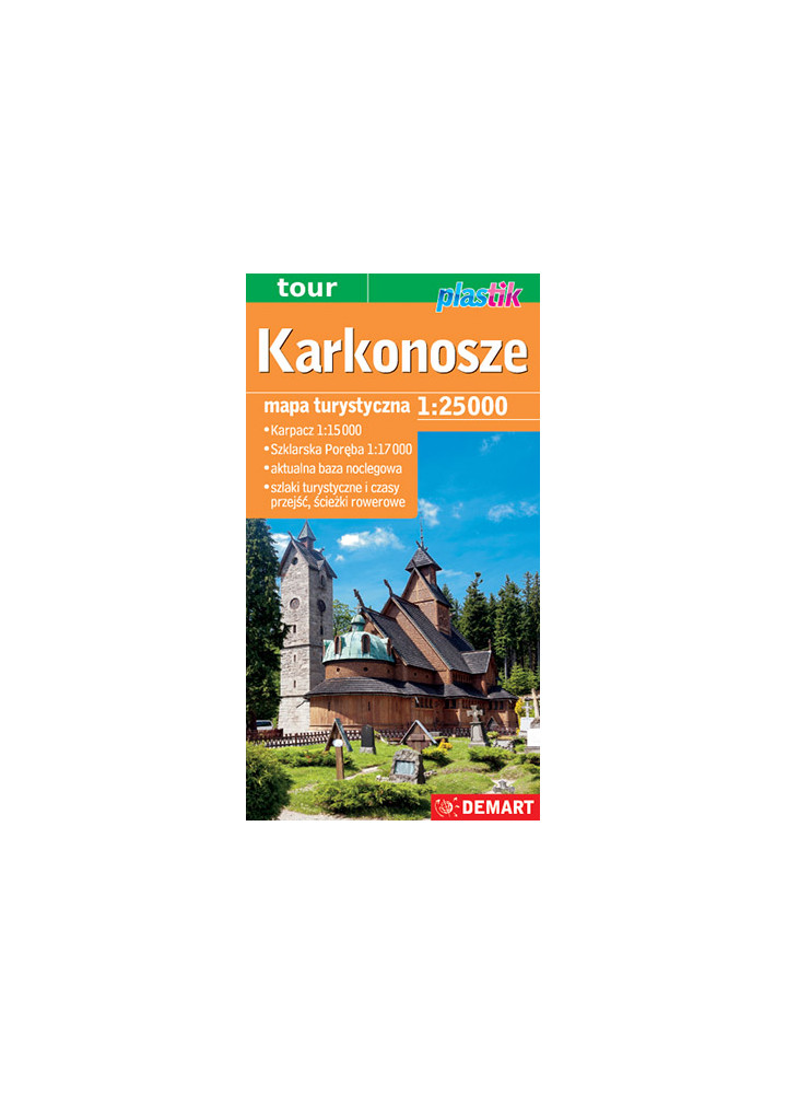 Karkonosze - Mapa Turystyczna 2025