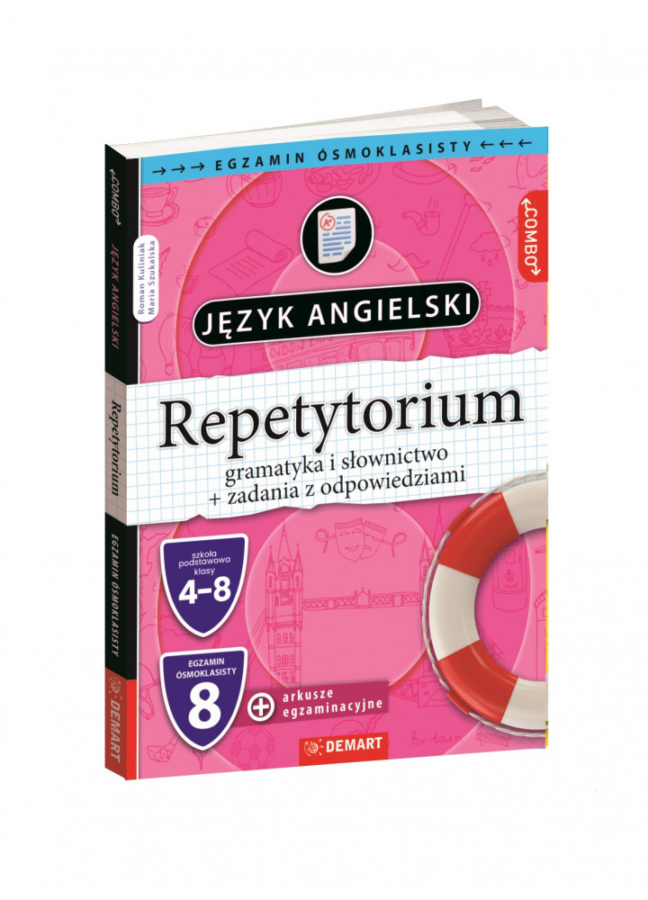 Język Angielski. REPETYTORIUM. Gramatyka. Egzamin ósmoklasisty.