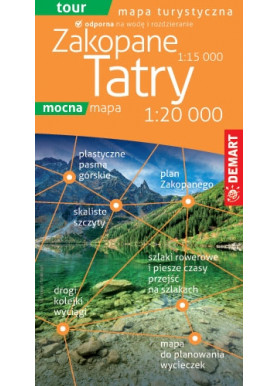 Tatry i Zakopane - Mapa...