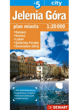 Jelenia Góra +5 - Plan miasta