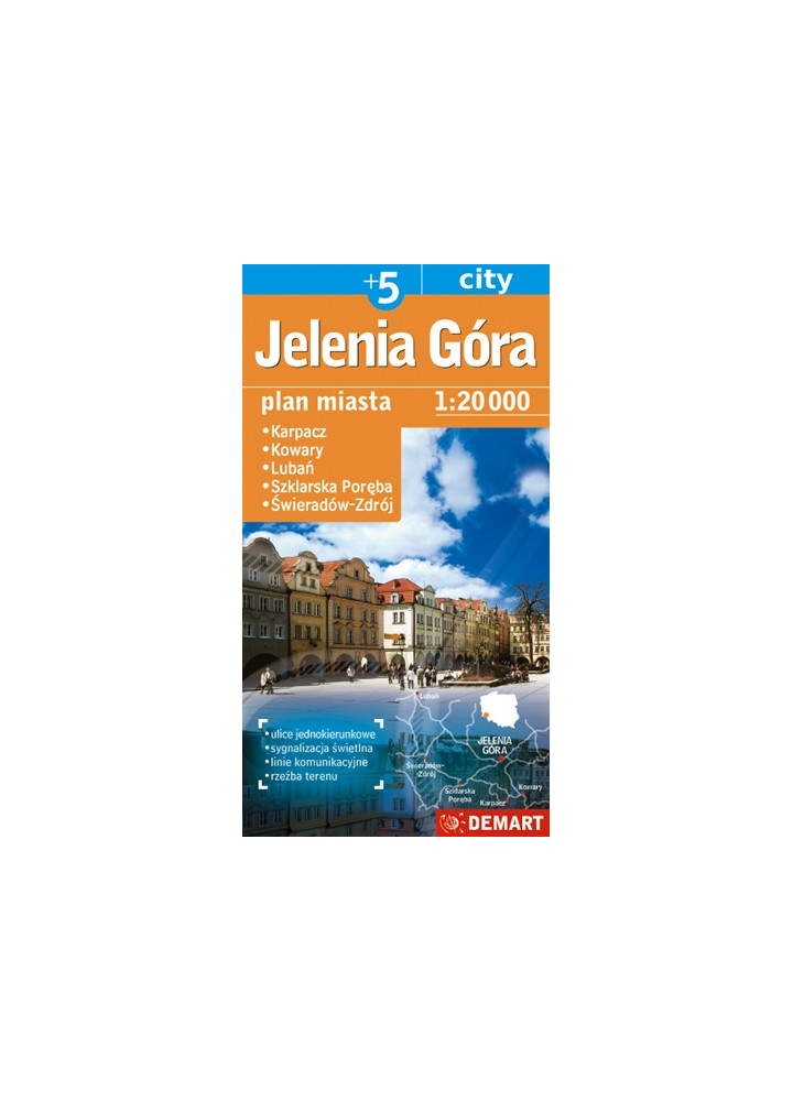 Jelenia Góra +5 - Plan miasta