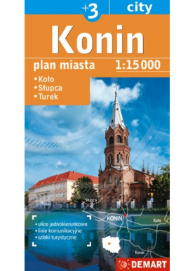 Konin +3 - Plan miasta