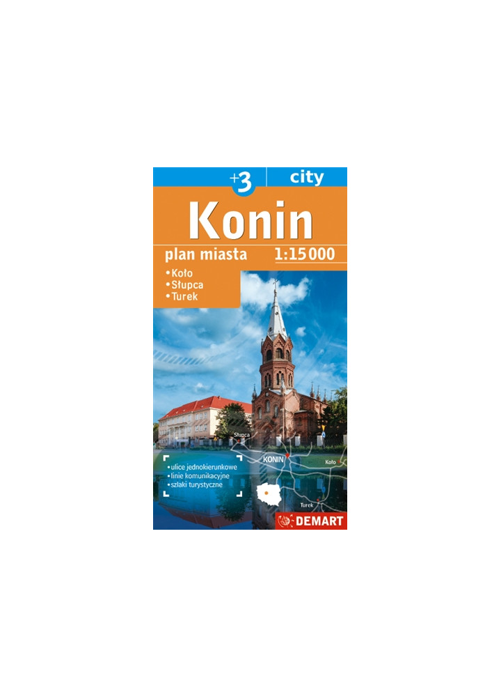 Konin +3 - Plan miasta