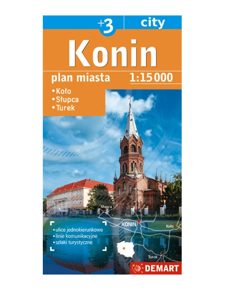 Konin +3 - Plan miasta