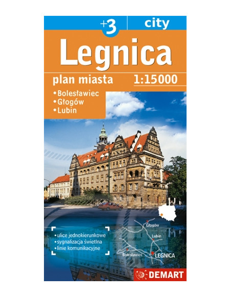 Legnica +3 - Plan miasta