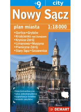 Nowy Sącz +9 - Plan miasta