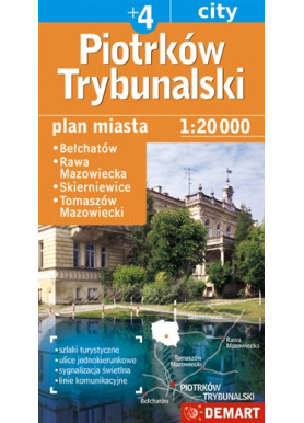 Piotrków Trybunalski / Skierniewice +4 - Plan miasta