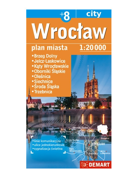 Wrocław +8 - Plan miasta