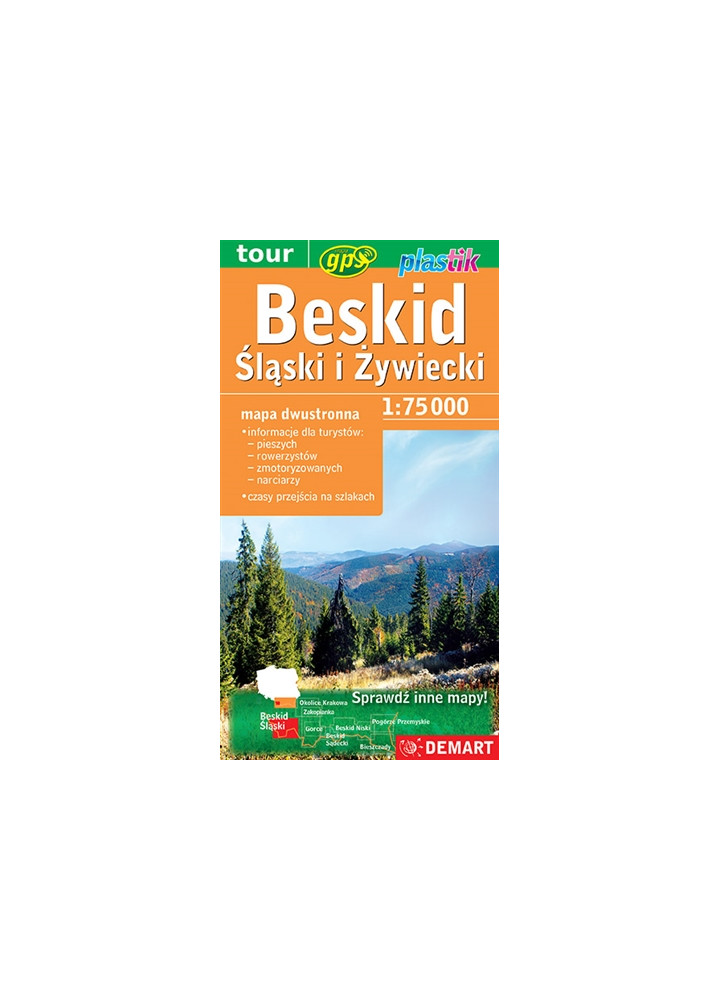 Beskid Śląski i Żywiecki - Mapa Turystyczna