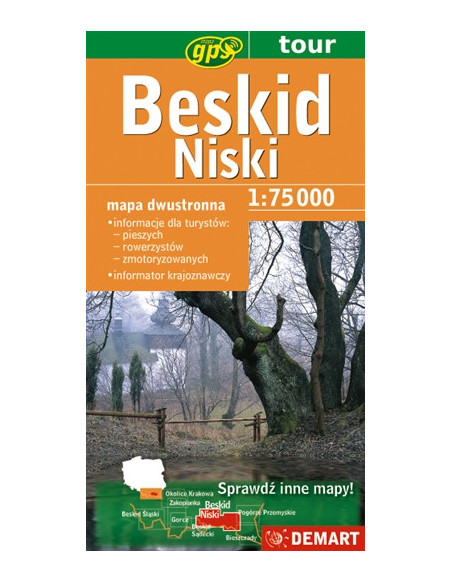 Beskid Niski - Mapa Turystyczna