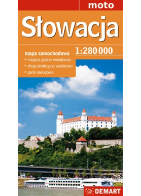 Słowacja – mapa samochodowa
