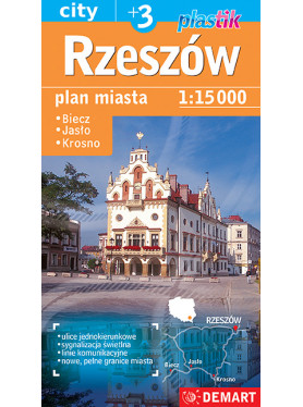 Rzeszów +3 - Plan miasta