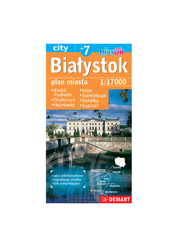 Białystok +7 - Plan miasta